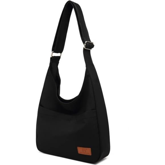 Canvas Tote Bag, Large Hobo Bags for Women Aesthetic Shoulder Purses Cute Simple - Picture 1 of 6
